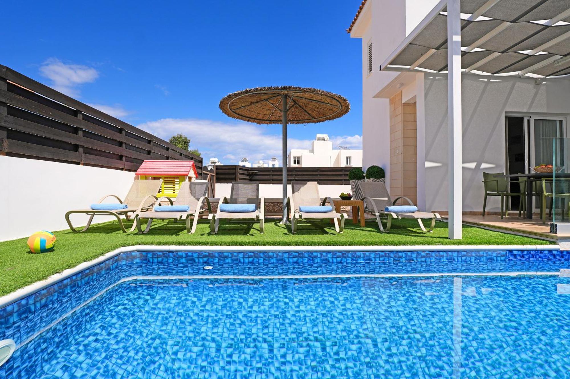 Villa White Star - 100M From Serena Beach Protaras Ngoại thất bức ảnh